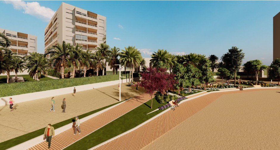 Visualisation of the revamped Los Locos promenade