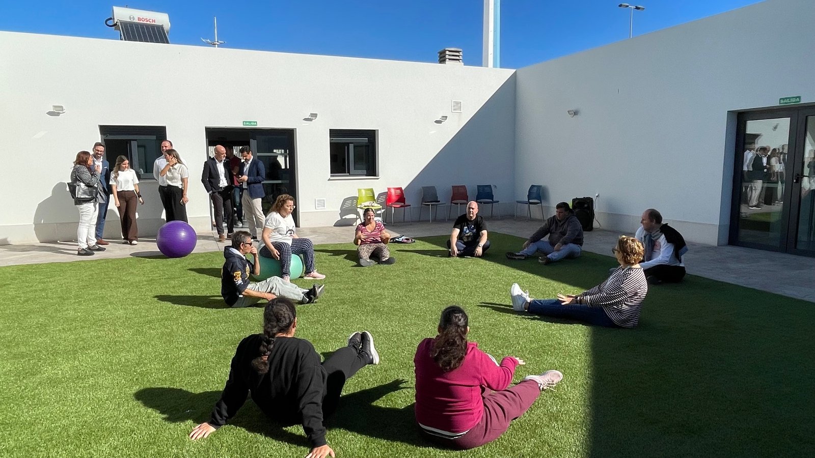 Interior view of the modern TORRENOVA Day Center facilities in Torrevieja