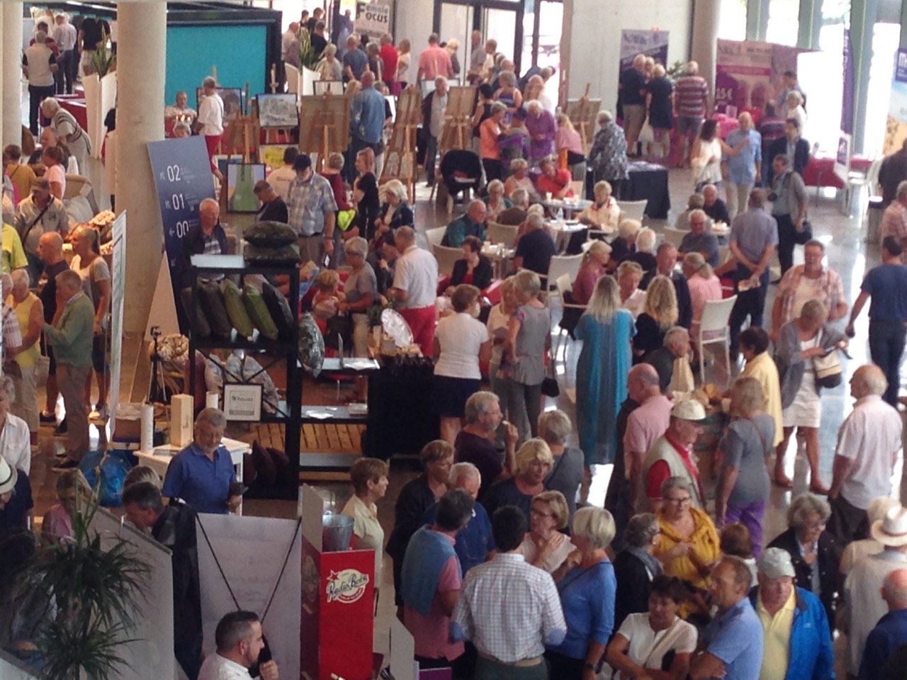 Visitors browsing stands at Expo Torrevieja international lifestyle fair