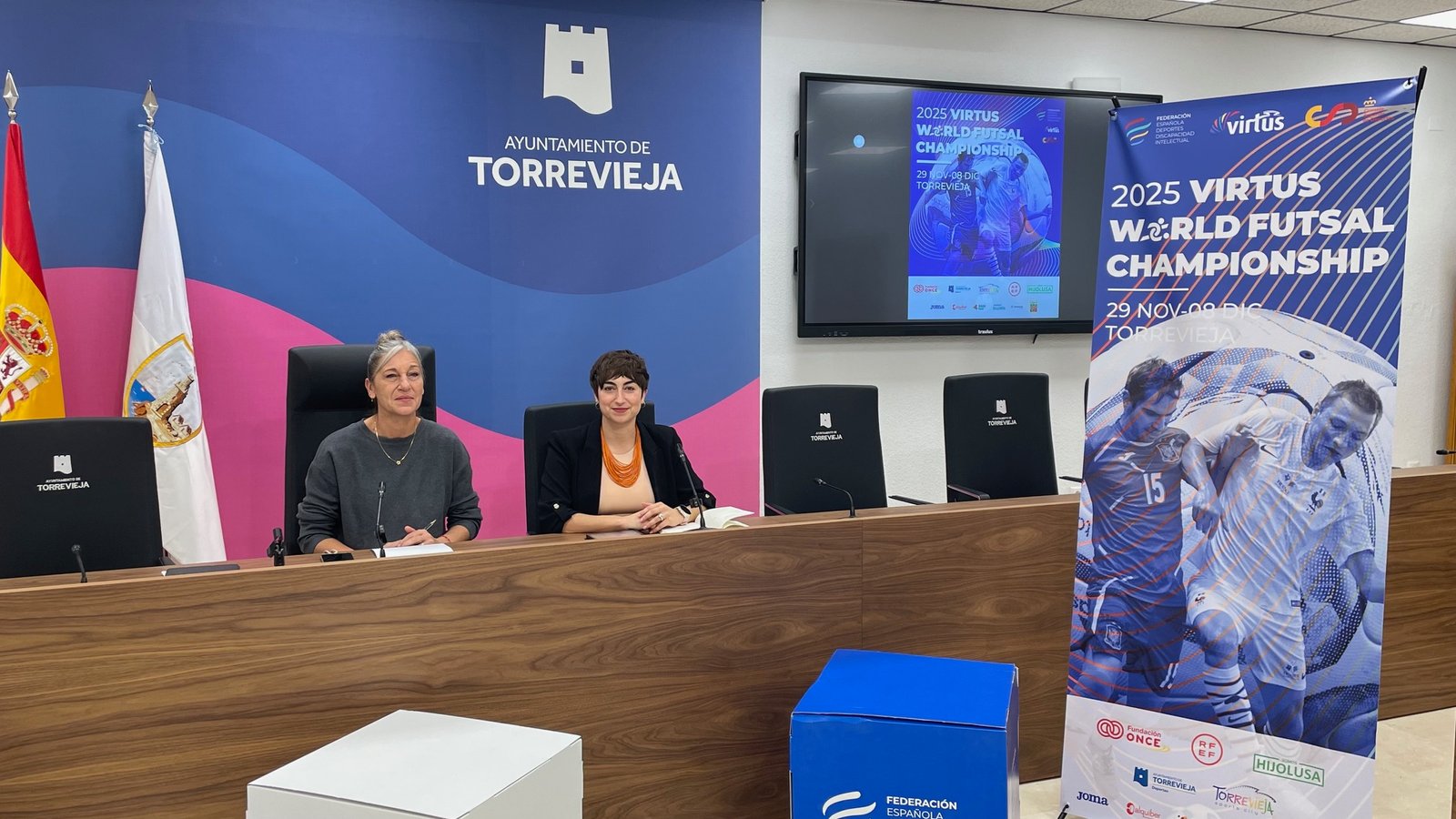 Players at the World Futsal Championship FEDDI in Costa Blanca