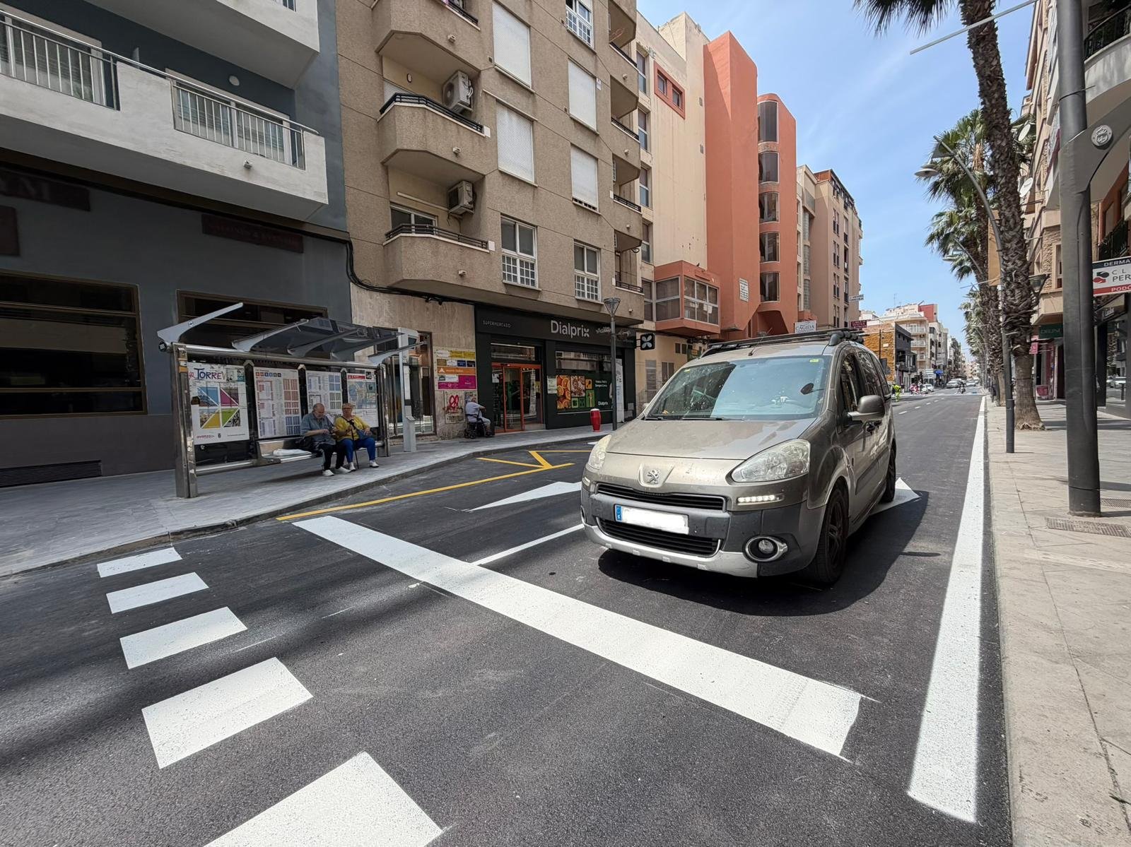 Ramón Gallud street after drainage works Torrevieja