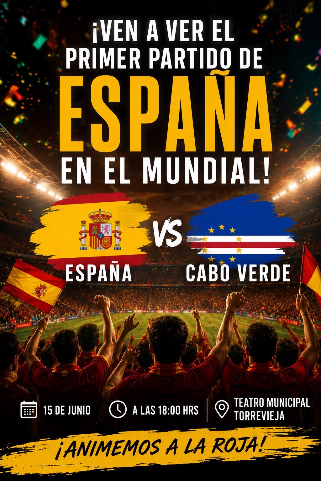 Spain World Cup screening in Torrevieja