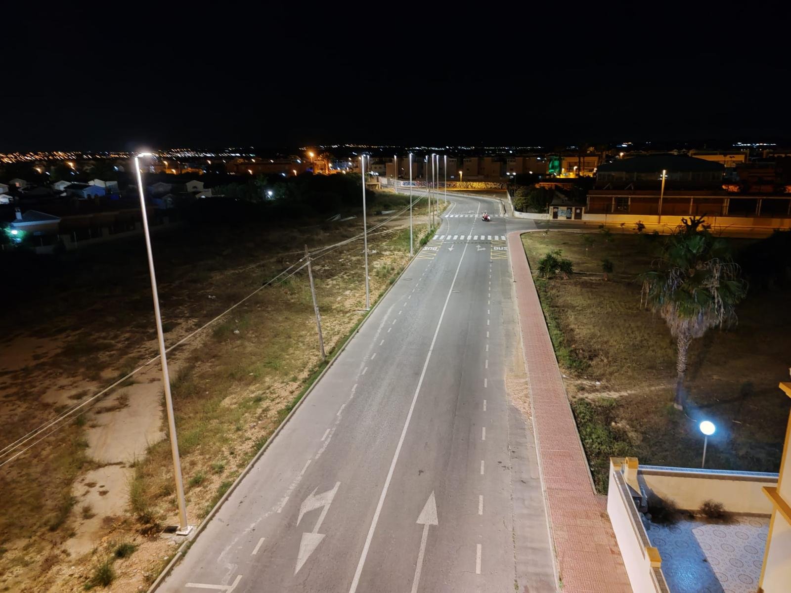 Modern street lighting Torrevieja