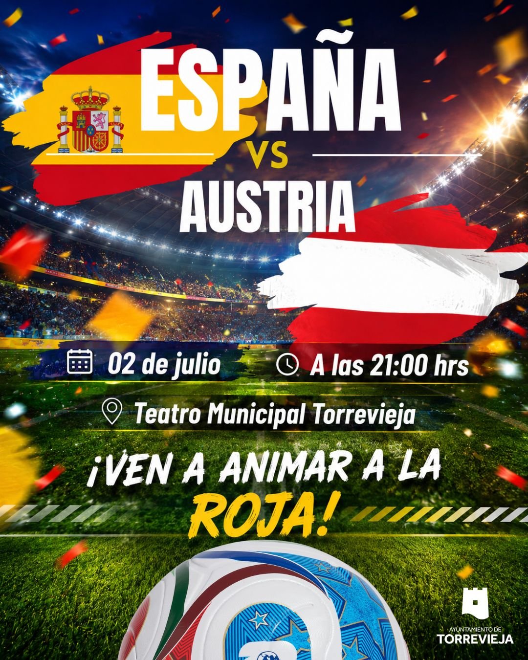 Teatro Municipal Torrevieja World Cup screening