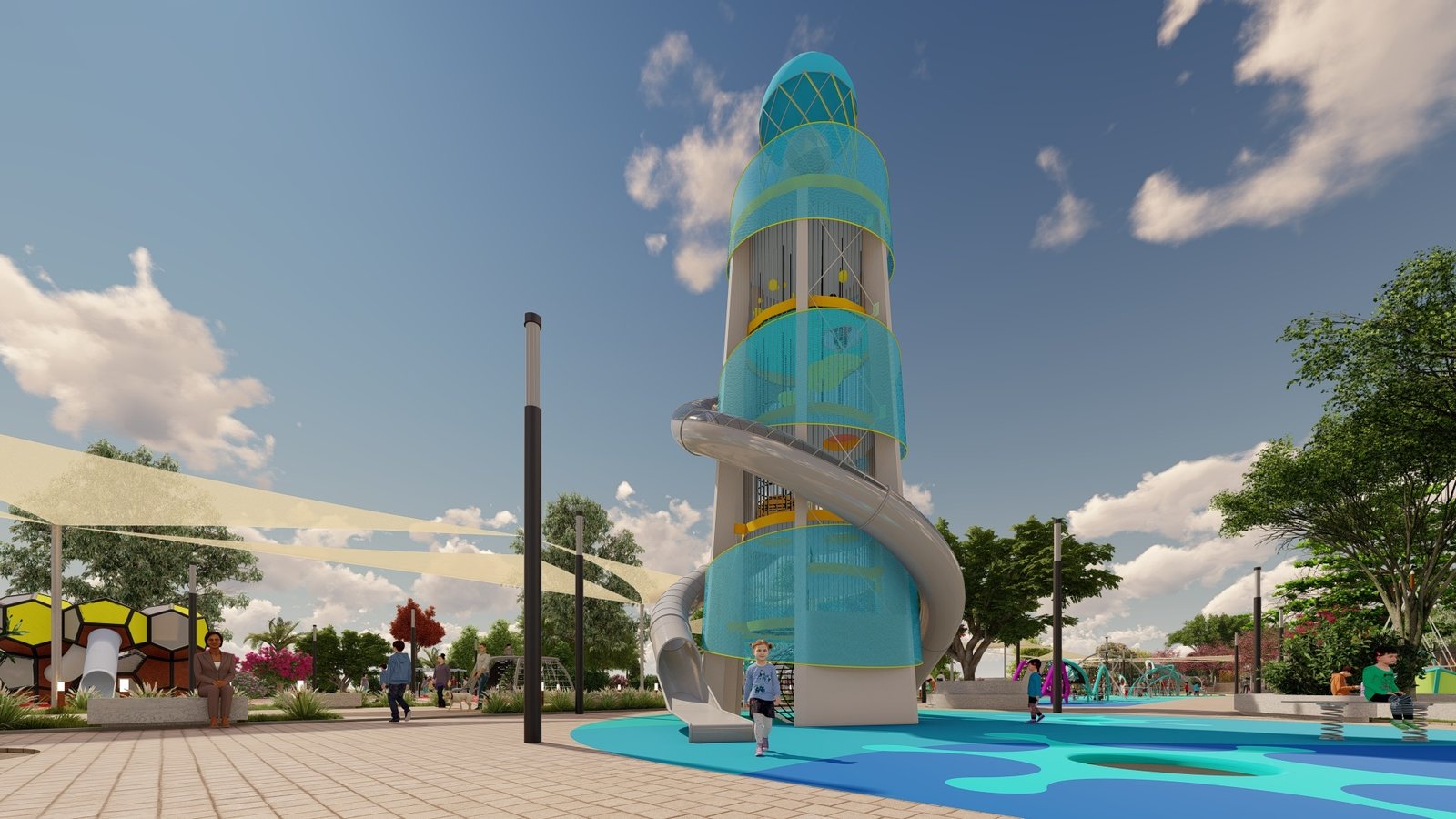 Inclusive playground equipment